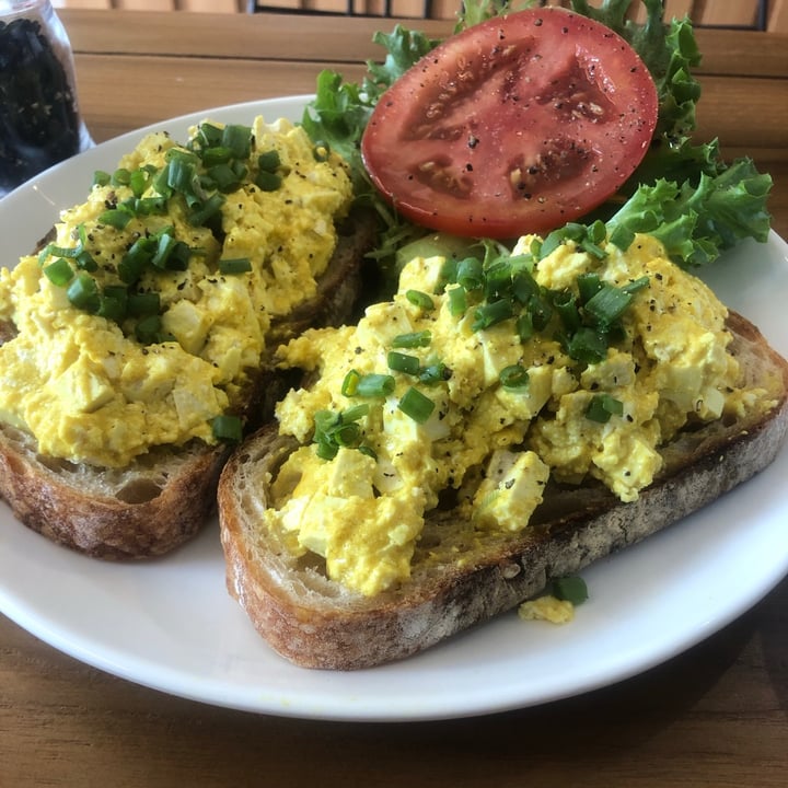 review photo of Level Up - Board Game Cafe Tofu scramble shared by @travelforchange on 10 Aug 2021 - review
