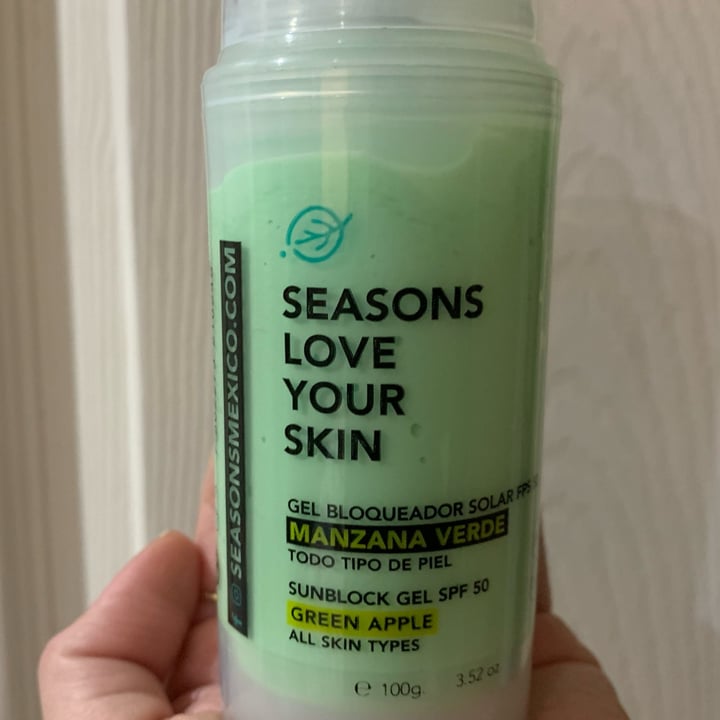 photo of Seasons Love Your Skin Sunblock gel SPF 50 shared by @noisprere on  22 Oct 2021 - review