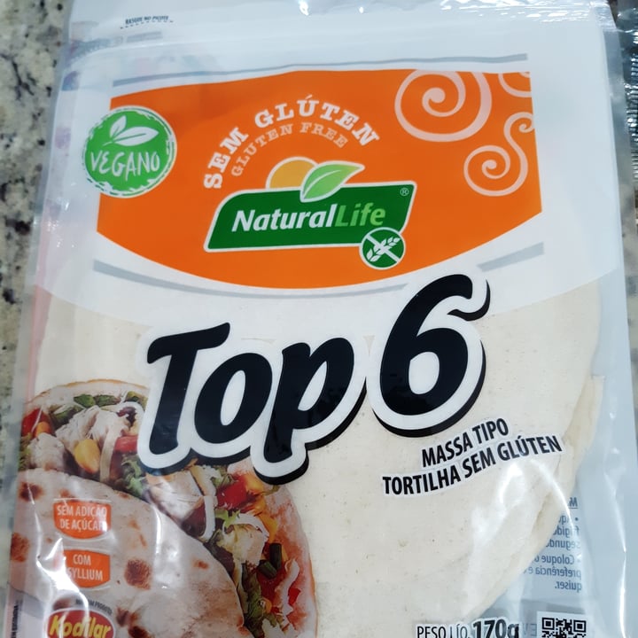 photo of NaturalLife Top 6 Massa Tortilha sem Glúten shared by @juliamanfrin on  03 Nov 2022 - review