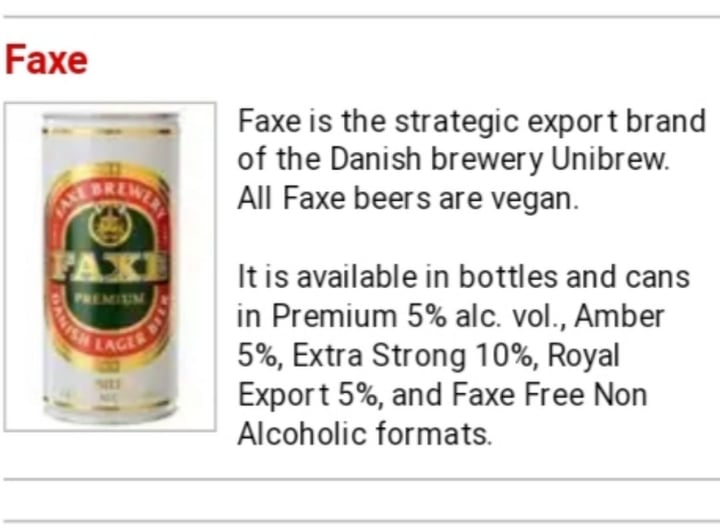 review photo of Faxe Faxe Premium shared by @inchubrinke on 21 Jan 2020 - review