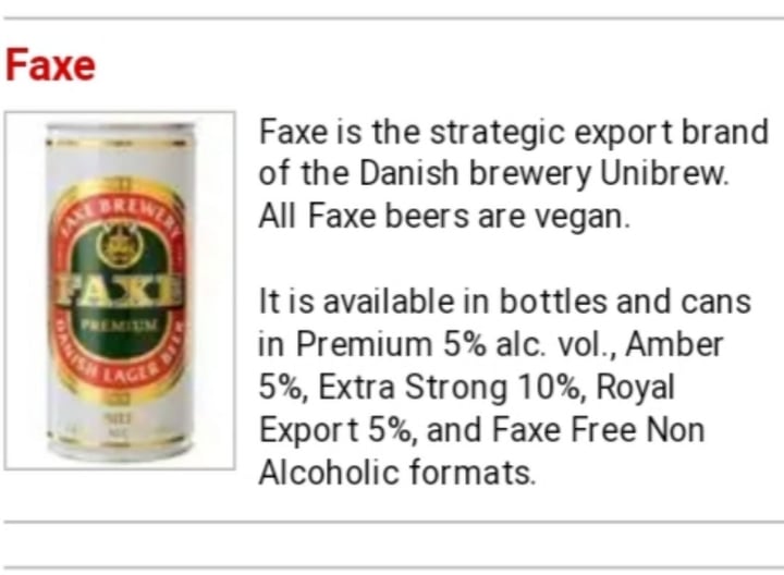 photo of Faxe Faxe Premium shared by @inchubrinke on  21 Jan 2020 - review