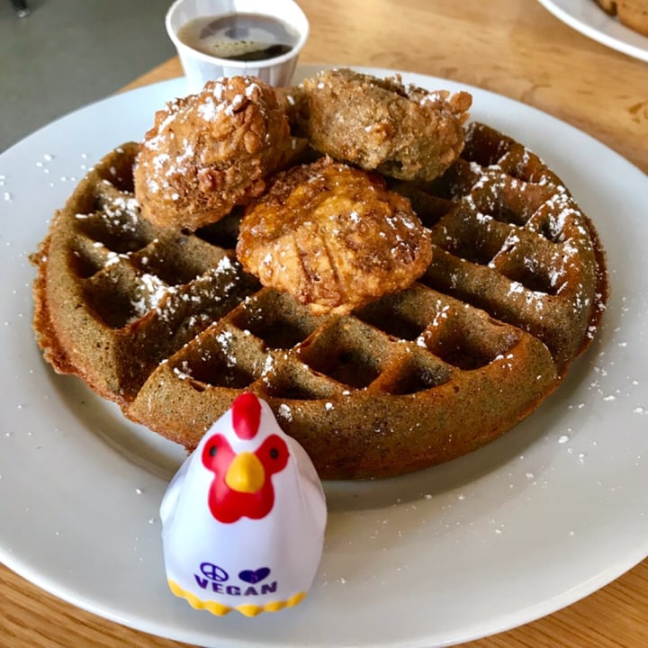photo of Off The Griddle Chickn & Waffles shared by @pdxveg on  03 Sep 2019 - review