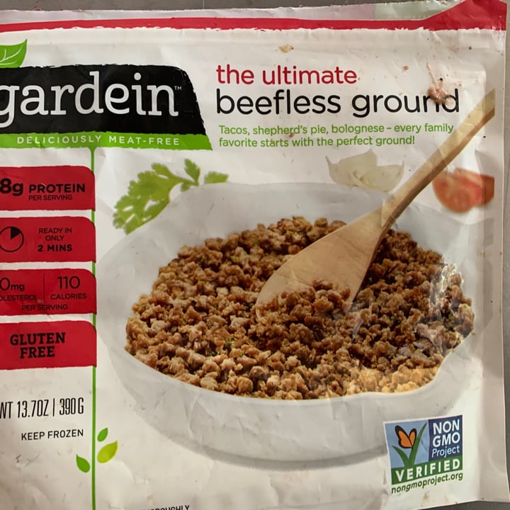 photo of Gardein The Ultimate Beefless Ground shared by @ehansen on  15 Apr 2021 - review
