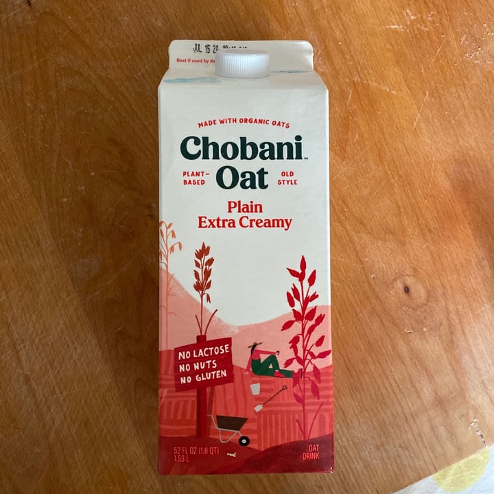review photo of Chobani Oat Milk - Plain Extra Creamy shared by @victorianostalgic on 25 May 2020 - review