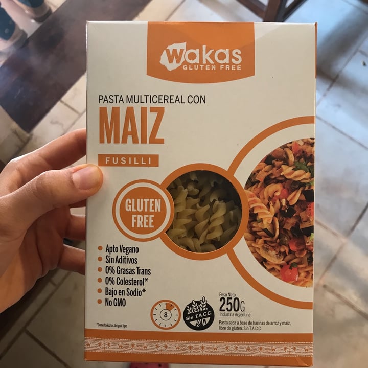photo of Wakas Pasta Multicereal con Maíz shared by @cotigau on  14 Jul 2021 - review