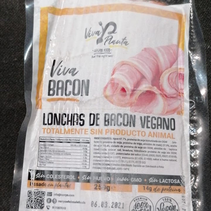 photo of Viva Planta Viva Bacon shared by @rebeca.veg on  14 Jul 2020 - review