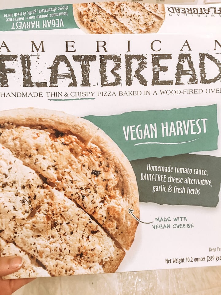 review photo of American Flatbread Vegan Harvest Pizza shared by @thevegans on 17 Jan 2019 - review