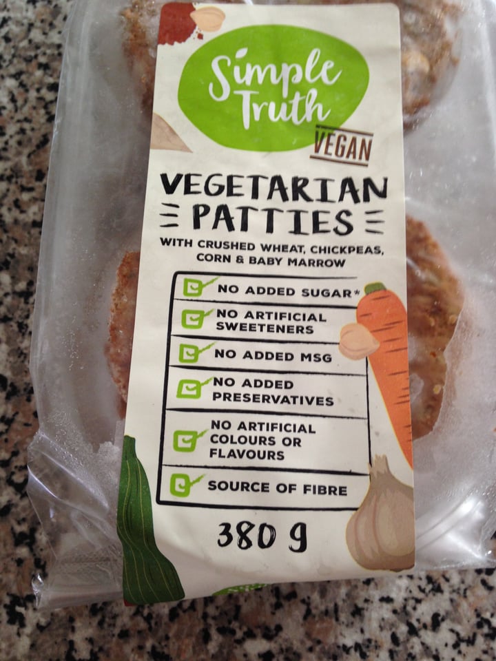 photo of Simple Truth Vegetarian Patties shared by @maesti on  22 Dec 2019 - review