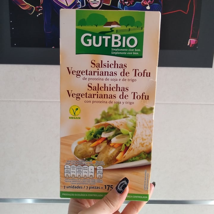 photo of GutBio Salchichas Vegetarianas de Tofu shared by @cukicooking on  01 Nov 2020 - review