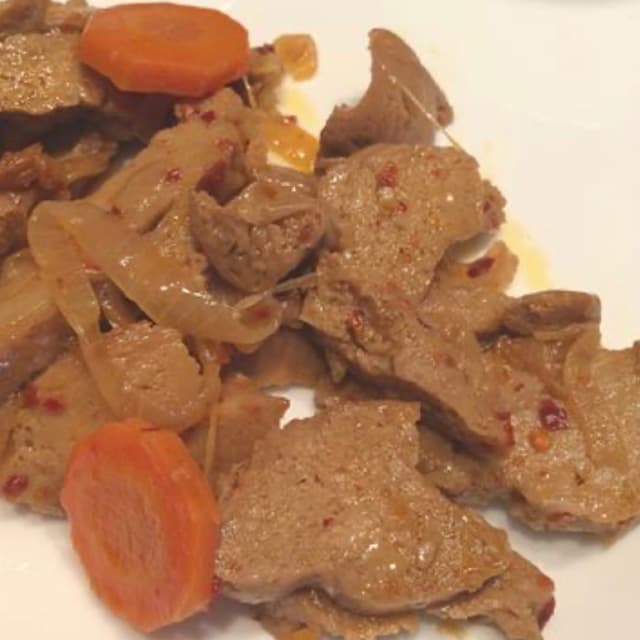Photo of the dish “Seitán en escabeche”