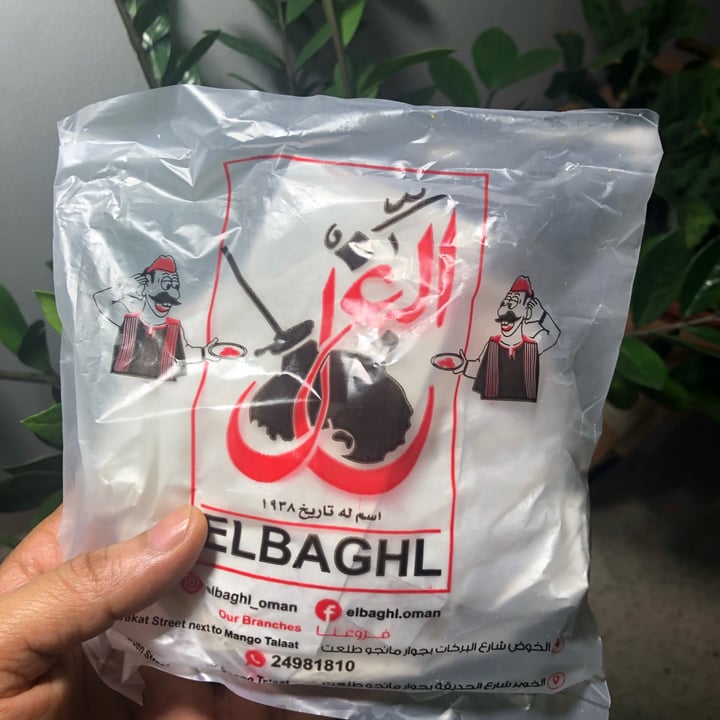 review photo of El Baghl Eggplant Falafel Sandwitch shared by @skepticphytophile on 17 Jul 2022 - review