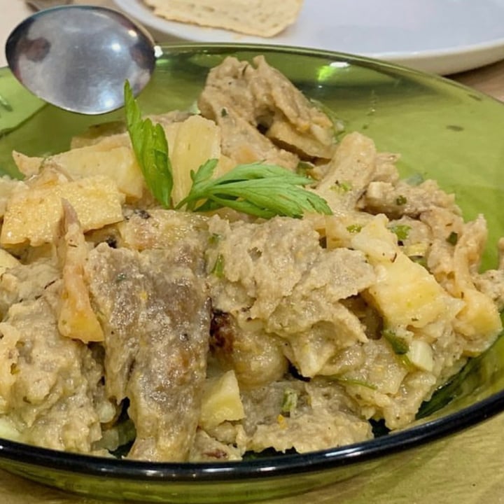 review photo of Mostaza Y Media No pollo al ajillo shared by @naivoncake on 27 Sep 2020 - review