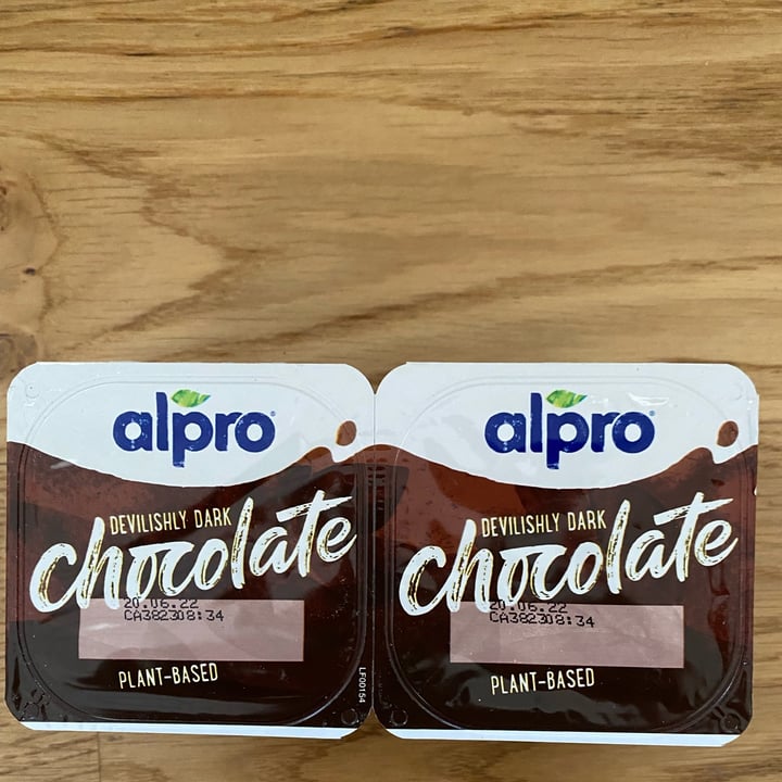 photo of Alpro Devilish Dark Chocolate Dessert shared by @mariapiadig on  02 Dec 2021 - review
