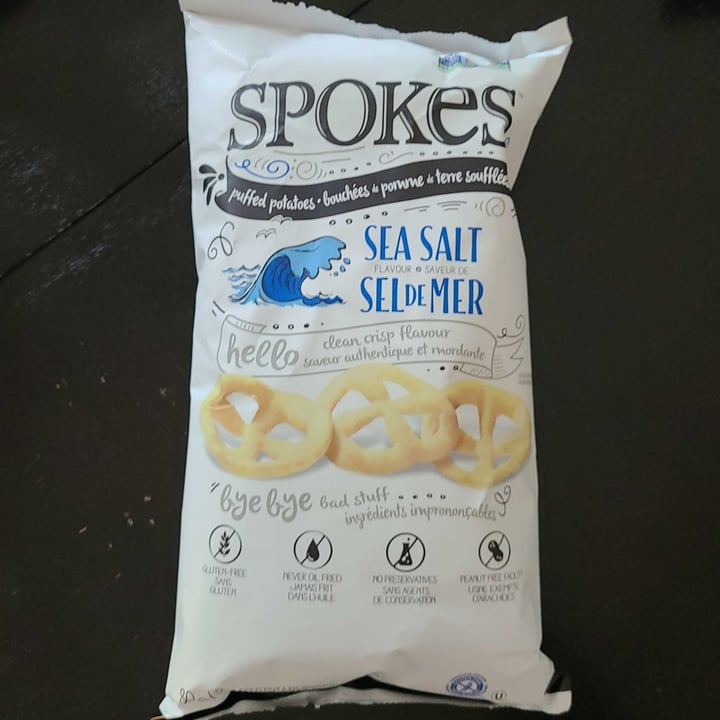 photo of Spokes Sea Salt Puffed Potatoes shared by @mariavegan4ever on  29 Jun 2021 - review