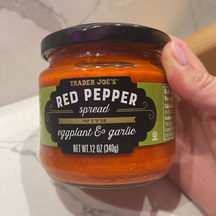 photo of Trader Joe's Red Pepper Spread with Eggplant and Garlic shared by @sandy87 on  30 Apr 2021 - review