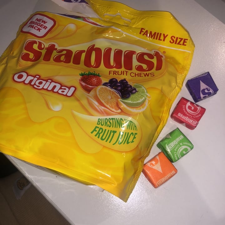 photo of Starburst Original Fruit Chews shared by @beccabynature on  29 Feb 2020 - review