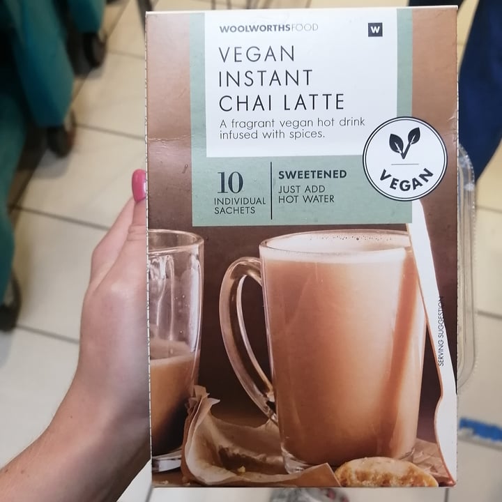 photo of Woolworths Food Vegan Instant Chai Latte shared by @swanepoelc on  28 Mar 2021 - review