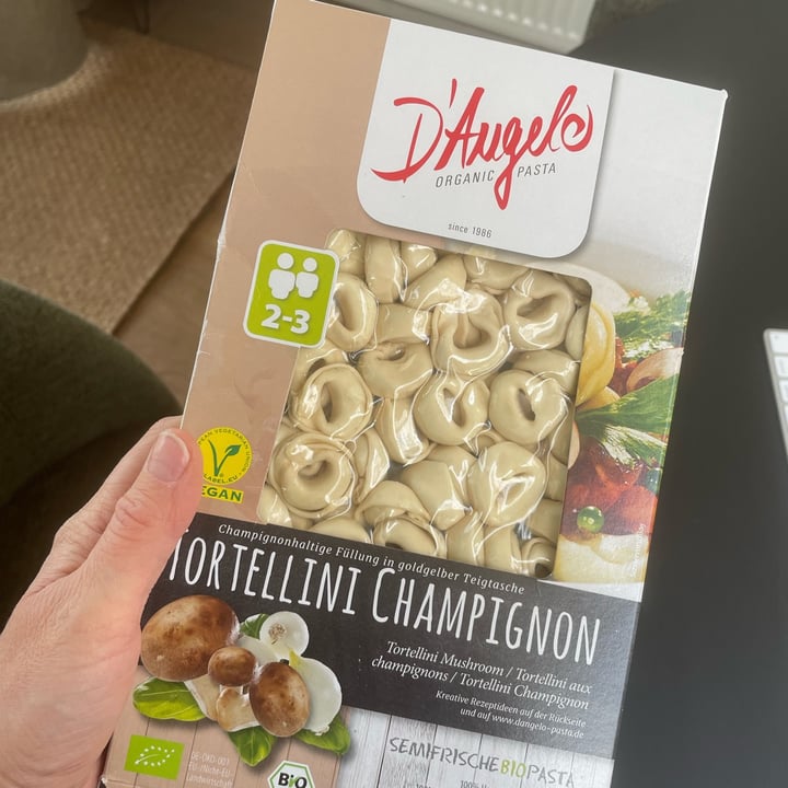 photo of D'Angelo Tortellini champignon shared by @liesjedebroey on  12 Apr 2022 - review