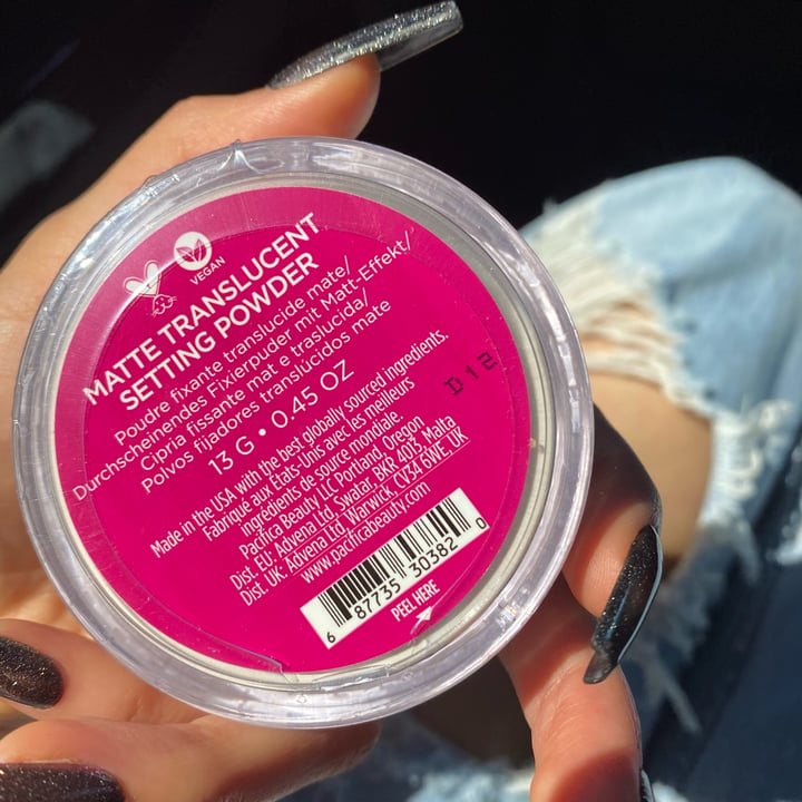 photo of Pacifica Pacifica Cherry Velvet Matte Translucent Setting Powder shared by @yarilovezzucchini on  01 Sep 2022 - review