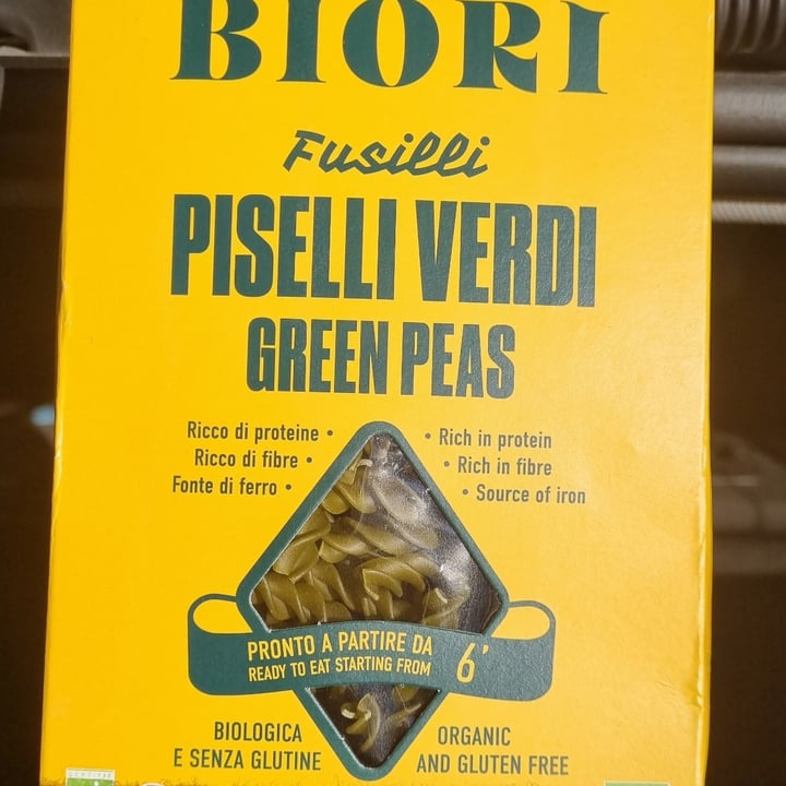 photo of Biori Fusilli Piselli Verdi Green Peas shared by @nonsoloila on  11 Apr 2022 - review