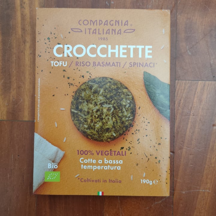 photo of Compagnia Italiana Crocchette Tofu Riso Basmati Spinaci shared by @aleliber on  22 Jul 2022 - review