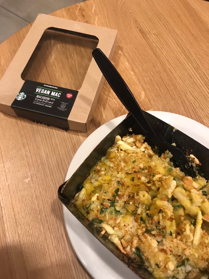 photo of Starbucks Coffee Vegan Mac shared by @emmaxxx on  08 Apr 2019 - review