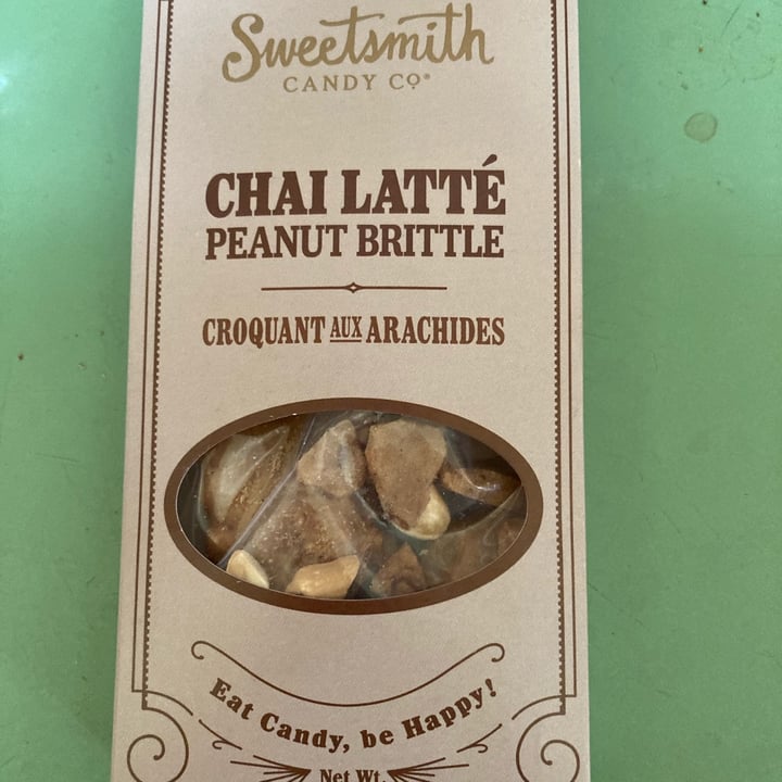 photo of Sweetsmith Candy Co Chai Latte Peanut Brittle shared by @chanceforall on  07 Apr 2022 - review