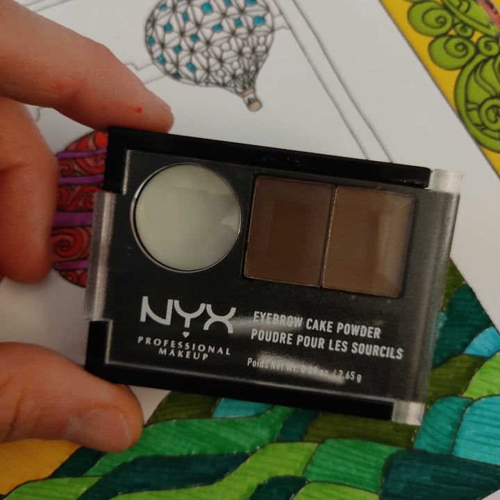 review photo of NYX Cosmetics Eyebrow Cake Powder shared by @monicapmm on 20 Dec 2020 - review