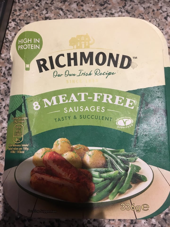 review photo of Richmond Richmond Meat Free Sausages shared by @hannahkennedy on 06 Jan 2020 - review