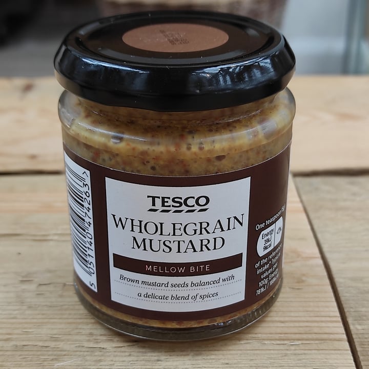 photo of Tesco Wholegrain Mustard shared by @tuscanvegan on  26 Oct 2021 - review