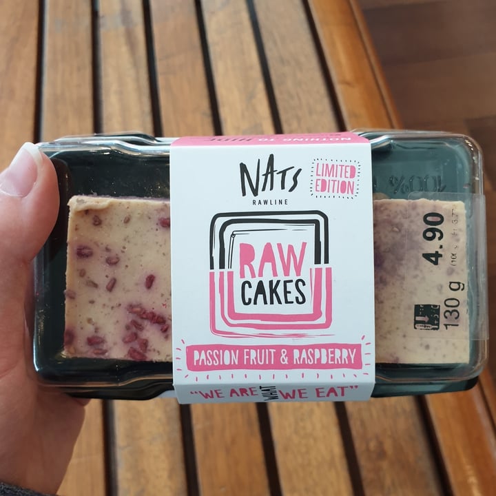 photo of Nats Rawline Raw Cake - Passion fruit & Raspberry shared by @sotofu on  06 Jun 2022 - review