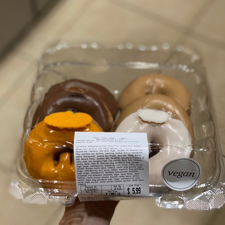 photo of Whole Foods Market Vegan donuts shared by @vegankenji on  11 Dec 2020 - review