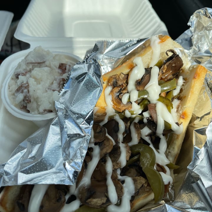 photo of Vegan Cafe Jax Jax "Philly" Mushroom Cheesesteak shared by @alisha764 on  21 Feb 2022 - review