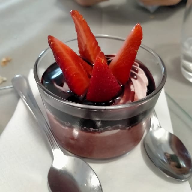 Photo of the dish “Bavarese Alla Fragola Vegan”