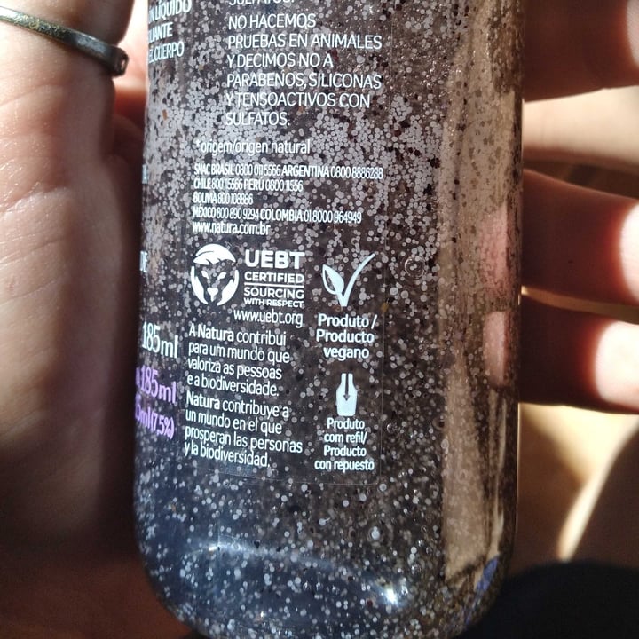 review photo of Natura Ekos Tukumã sabonete líquido esfoliante shared by @claraluiza on 07 Jun 2022 - review