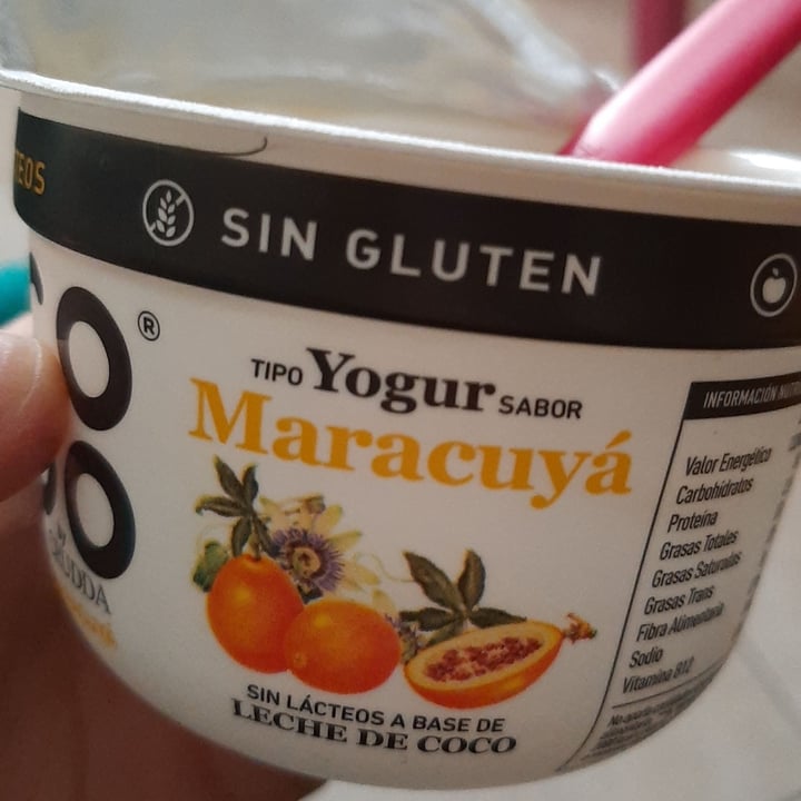photo of Crudda Yogur a Base de Coco sabor Maracuya shared by @valensi on  06 Sep 2020 - review