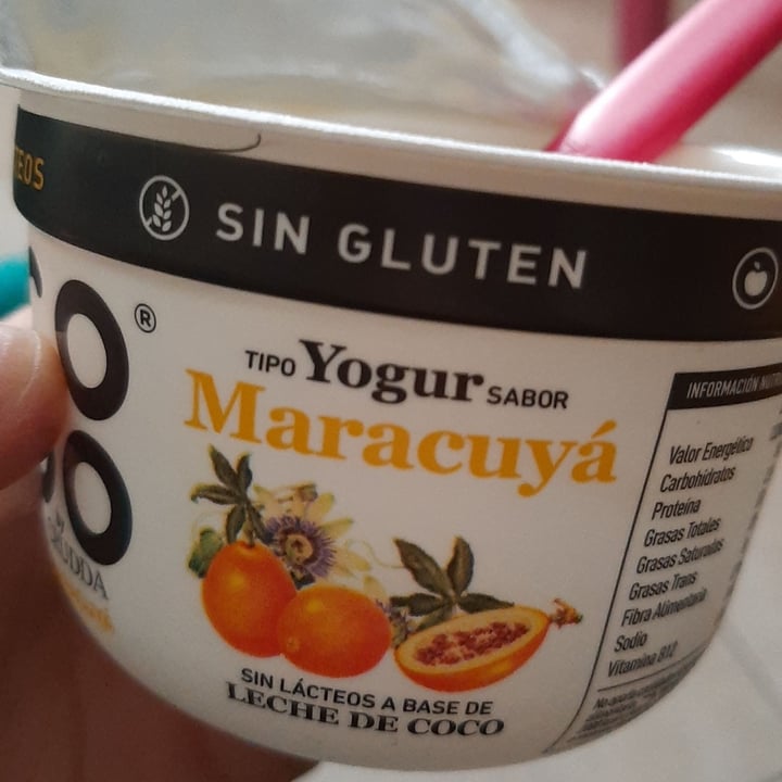 review photo of Crudda Yogur a Base de Coco sabor Maracuya shared by @valensi on 06 Sep 2020 - review