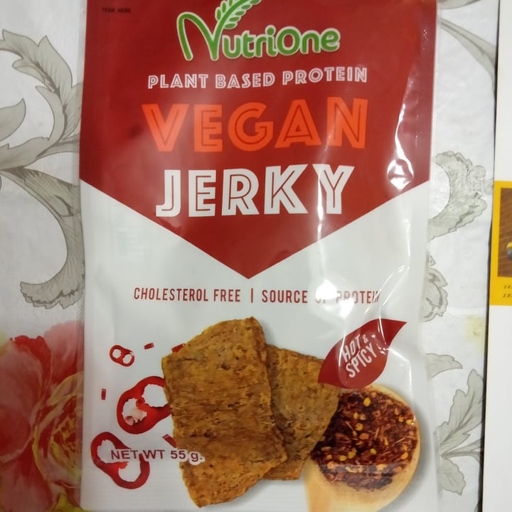 Tong Garden NutriOne Vegan Jerky Hot & Spicy Review abillion