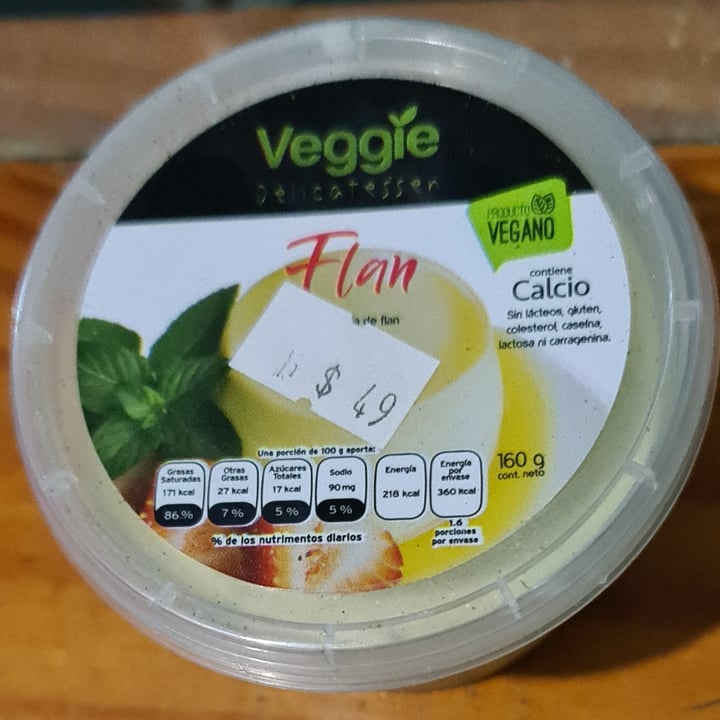 photo of Veggie Delicatessen Flan shared by @aarongardle on  09 Feb 2021 - review