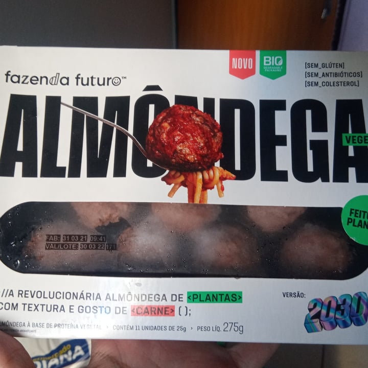 review photo of Fazenda Futuro - Future Farm Almôndega Vegetal shared by @luxxme on 16 Jul 2021 - review