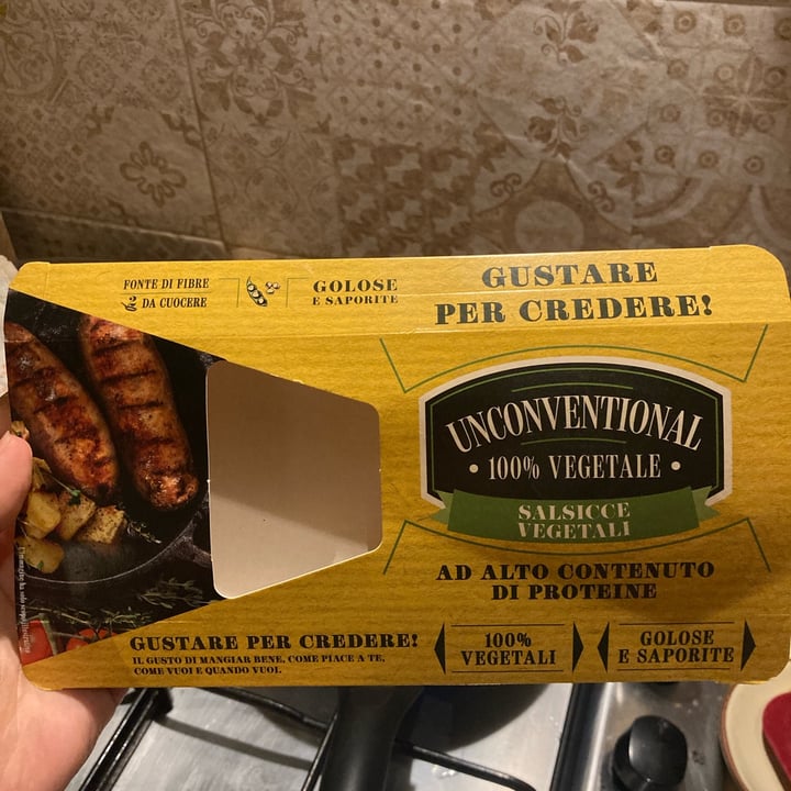 photo of Unconventional Salsicce Vegetali - Sausages shared by @alezoe on  24 Oct 2022 - review