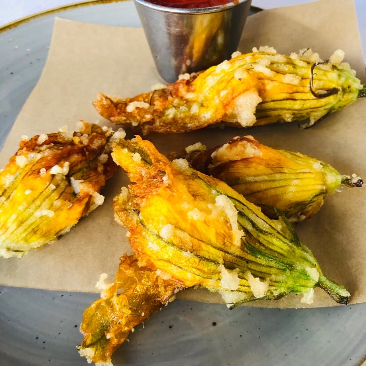 photo of Crossroads Kitchen Stuffed Zucchini Blossoms shared by @lonica on  29 May 2021 - review