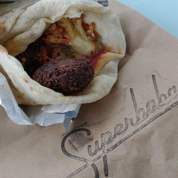 photo of Superbaba Falafel Wrap shared by @mycoffeeisblack on  29 Apr 2021 - review