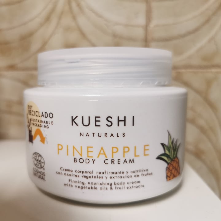 photo of Kueshi Pineapple Body Cream shared by @ladyvegan84 on  14 Dec 2021 - review