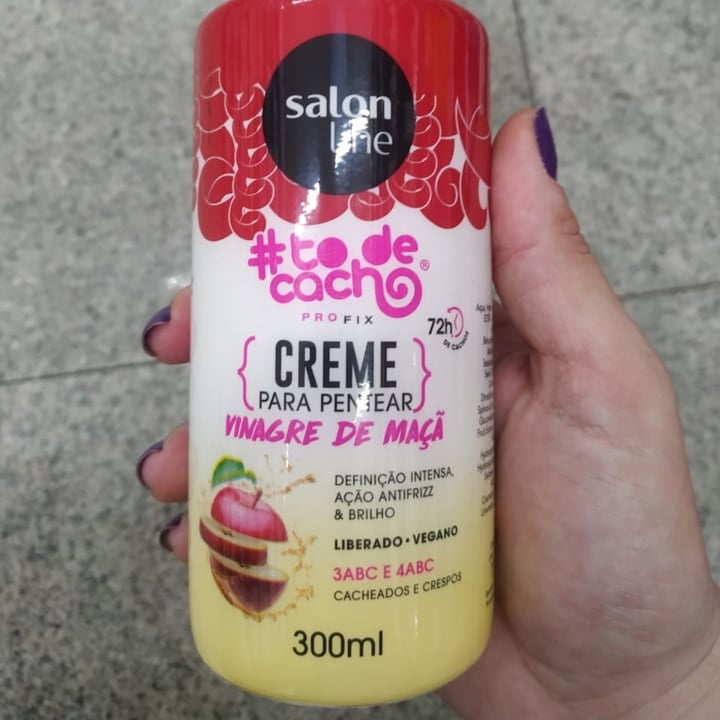 review photo of Salon line Creme para pentear Vinagre de Maçã shared by @mazinho on 07 May 2022 - review