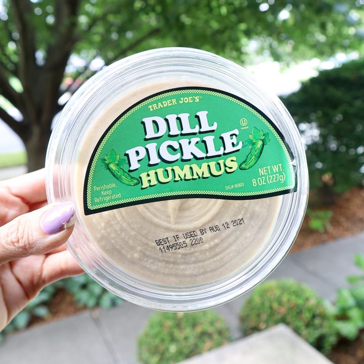 photo of Trader Joe's Dill Pickle Hummus shared by @lizmaselli on  17 Jul 2021 - review