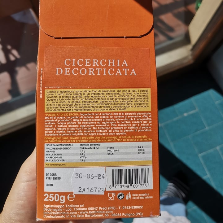 photo of Bettini Cicerchia decorticata shared by @kleinerrkatze on  05 Oct 2022 - review