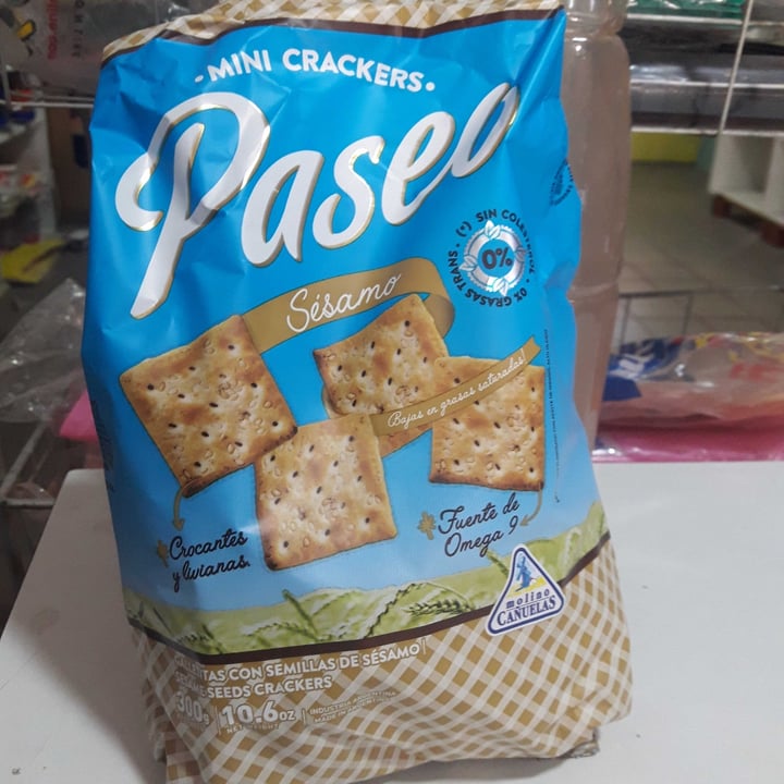 photo of Molino Cañuelas Galletitas con Salvado Mini Crackers Paseo shared by @carito08 on  25 Feb 2021 - review