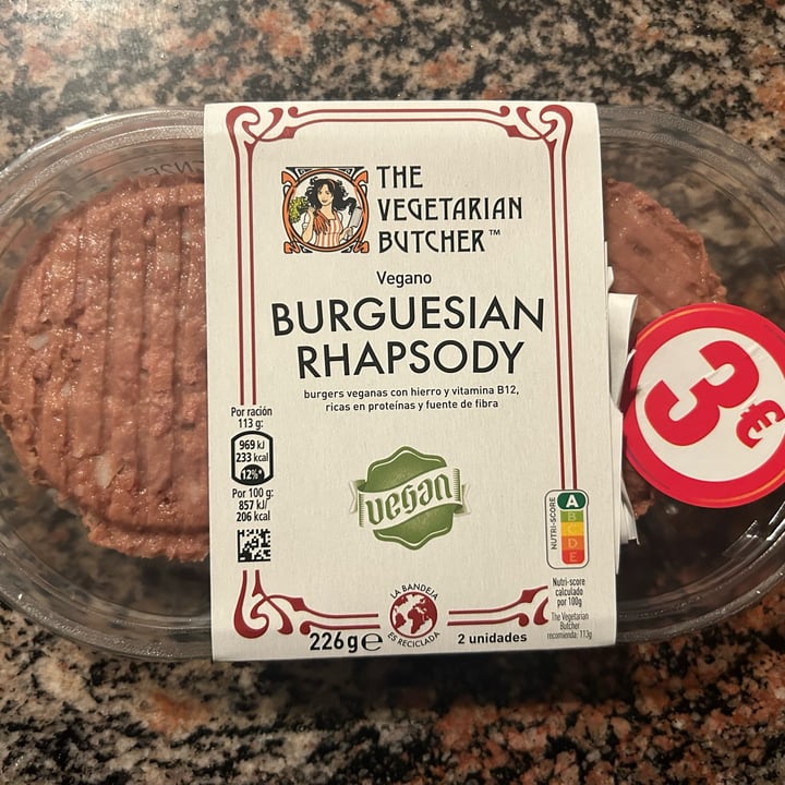 photo of The Vegetarian Butcher burguesian rhapsody shared by @patipatt on  15 Dec 2022 - review