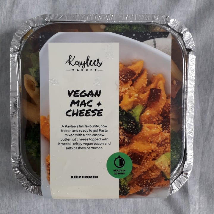 photo of Kaylees market Vegan Mac + Cheese shared by @ustrauss on  16 Aug 2021 - review
